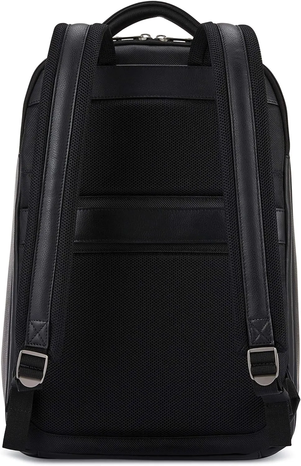 Samsonite Classic Leather Backpack, Black, One Size