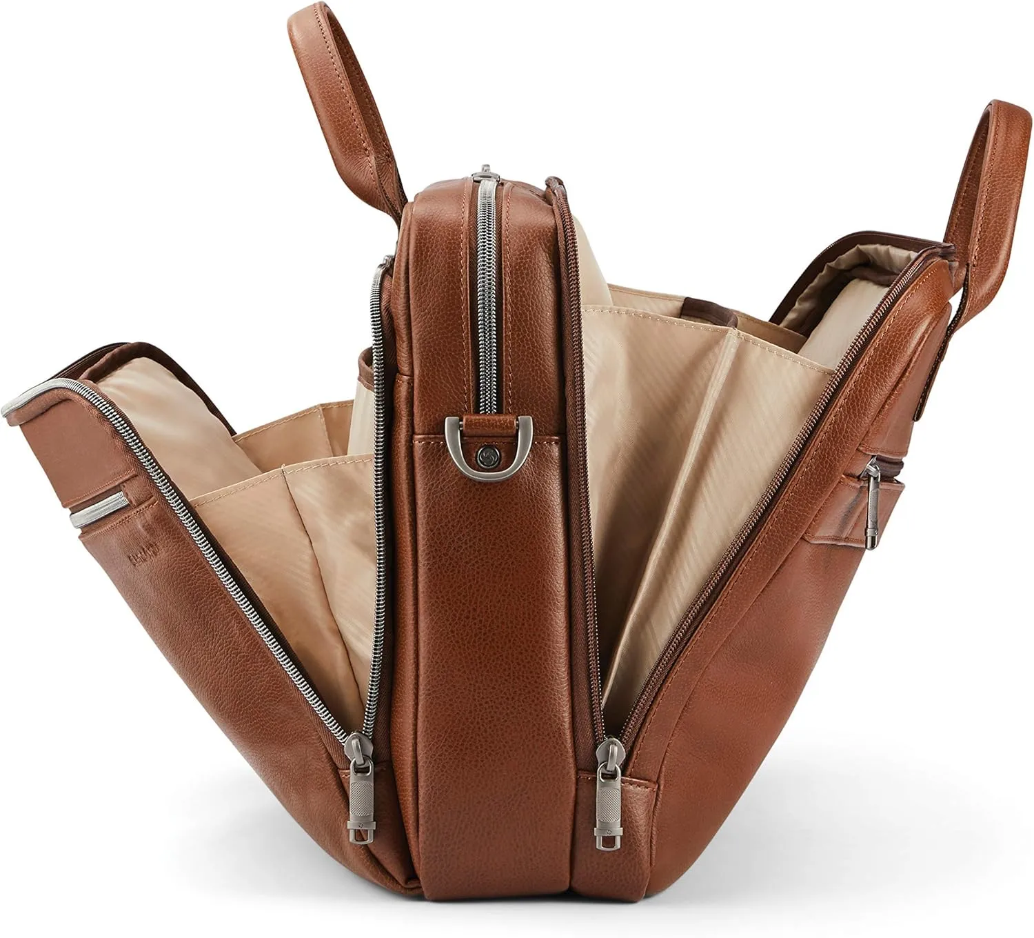 Samsonite Classic Leather Toploader Briefcase
