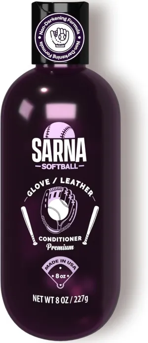 Sarna Softball Leather Glove Conditioner - Softens & Protects, Accelerates Rapid Break-in - Fast-Absorbing, Non-Greasy, Long-Lasting Formula