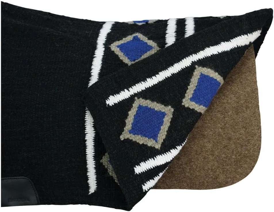 Schneiders Diamond Western Show Horse Saddle Pad | Durable Wool Construction | Stylish Design for Show & Daily Use