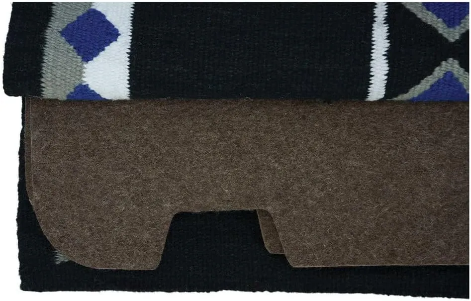 Schneiders Diamond Western Show Horse Saddle Pad | Durable Wool Construction | Stylish Design for Show & Daily Use