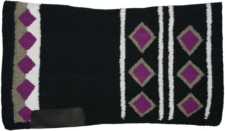 Schneiders Diamond Western Show Horse Saddle Pad | Durable Wool Construction | Stylish Design for Show & Daily Use