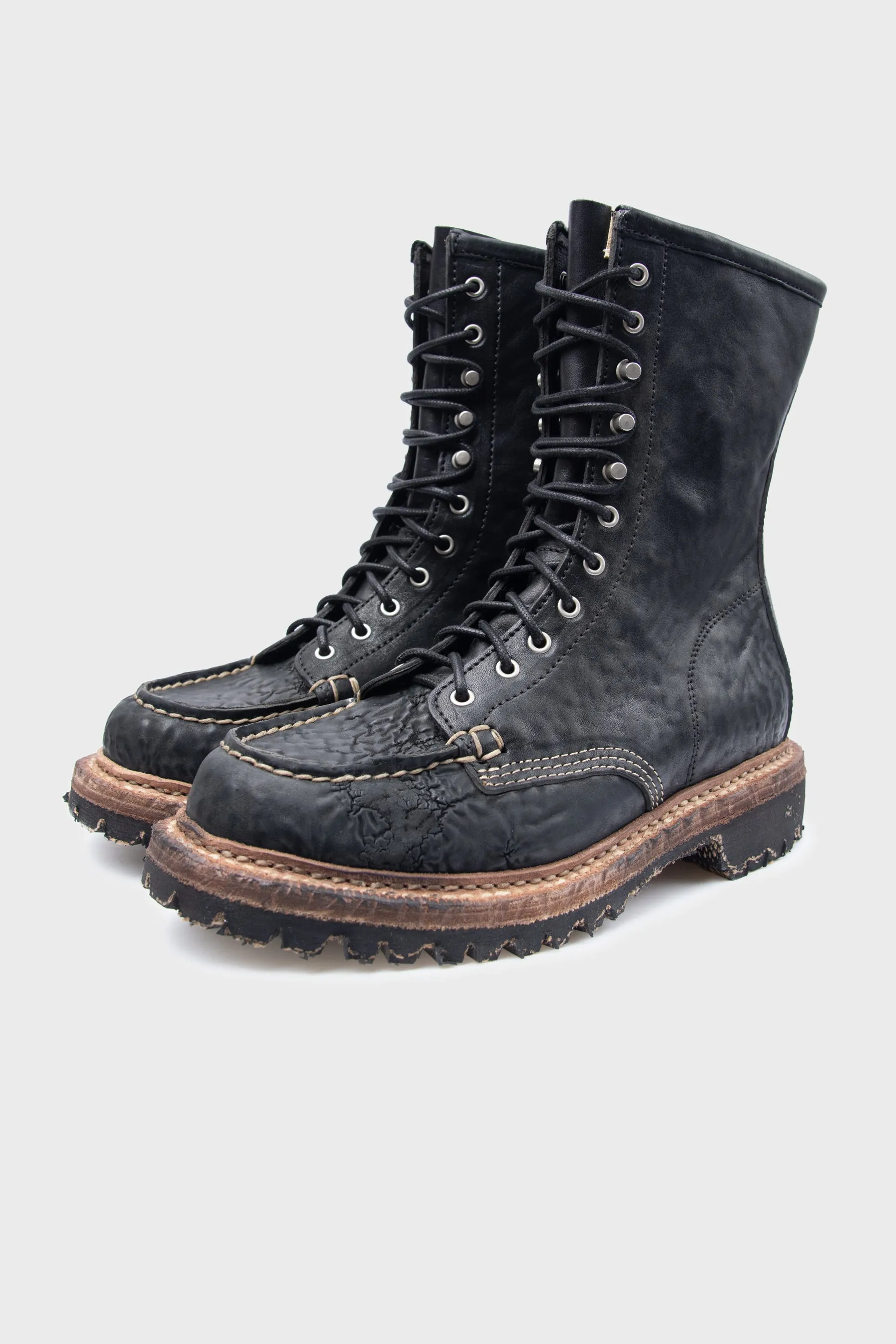 Scout Moc Boots Hi Folk Black 0124202002009