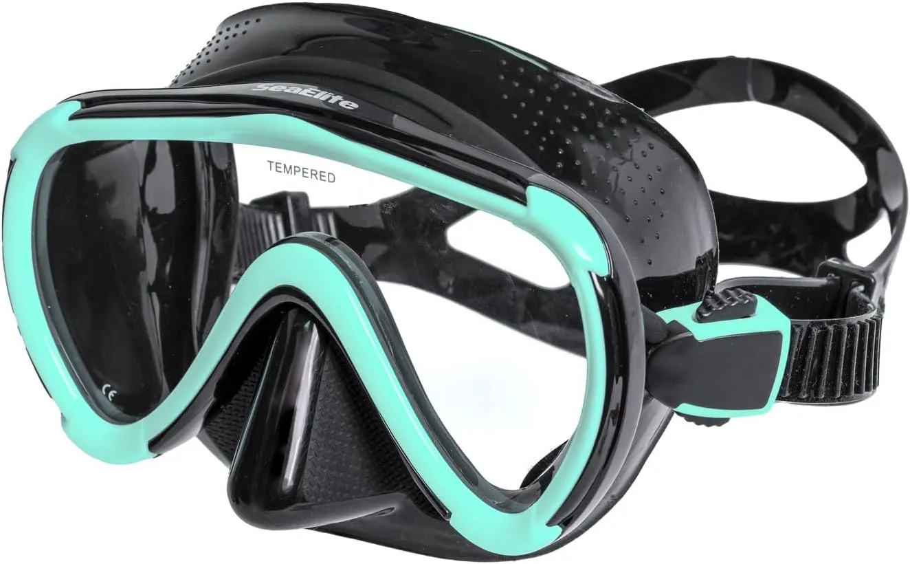 Sea Elite Starter Mask, Fin, and Snorkel Package Single Lens