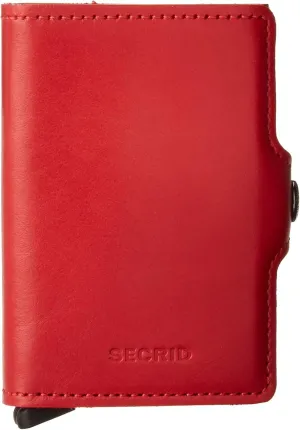 SECRID Twin Wallet Genuine Leather with RFID Protecton, Holds up to 16 Cards
