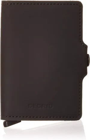 SECRID Twin Wallet Genuine Leather with RFID Protecton, Holds up to 16 Cards
