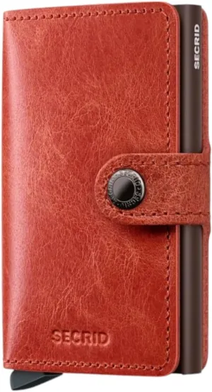 Secrid Vintage Mini Wallet, orange, Einheitsgröße