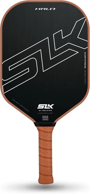 Selkirk Sport SLK Halo Raw Carbon Fiber Pickleball Paddle | Designed in The USA | Choose from The T700 Raw Carbon Fiber Power, The 18k Ultraweave Control, or The Kevlar Linkweave Thermoformed Pro
