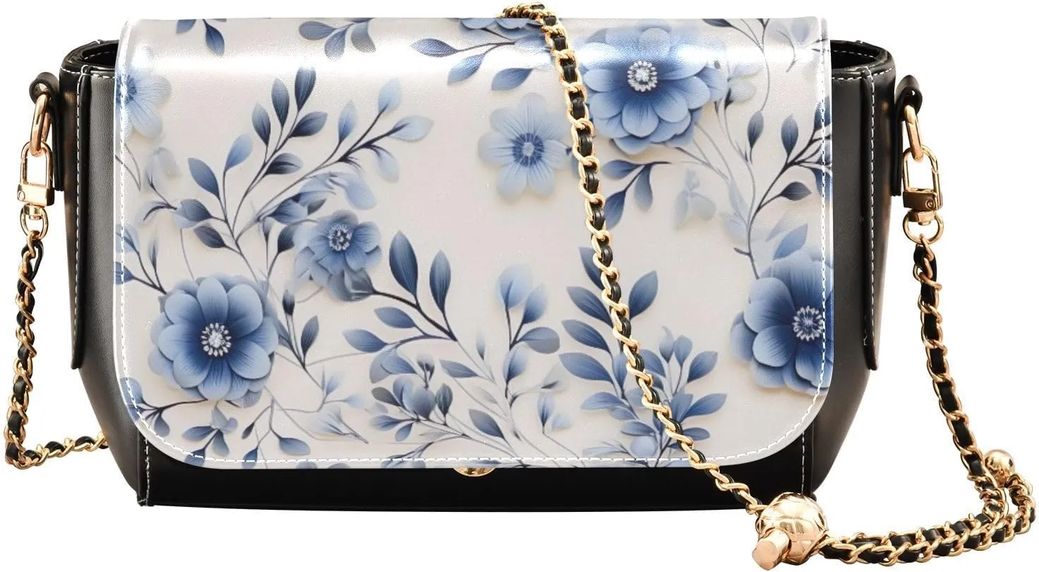 Shamrocks Clover and Bottle Women Leather Crossbody Bag, Leather Crossbody Bags, Crossbody Bags for Women Medium