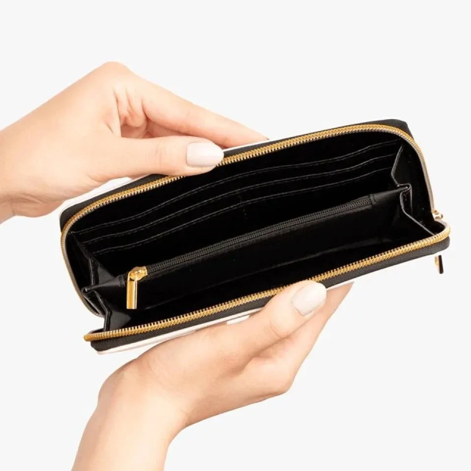 Shineful Leather Clutch Purse With Wristlet Strap Handle Macaw Enchantment