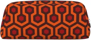 Shining Overlook Print Pencil Case With Zipper, Large Capacity Pen Bag For Pencils, Leather Pouch For Travel