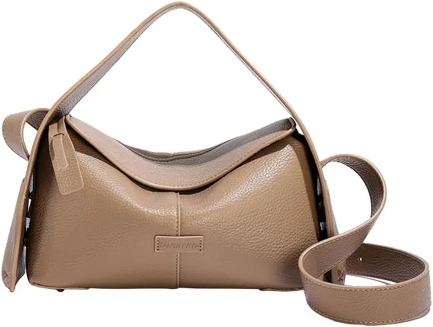 Shoulder Bags for Women PU Leather Horizontal Niche Crossbody Bag Large Capacity Women Leisure Bag Solid Color Commu