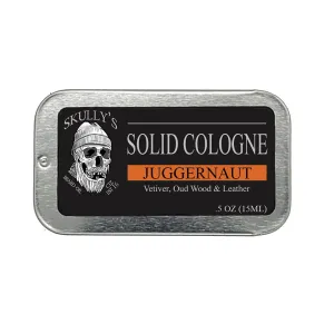 Skully's Ctz Beard Oil Juggernaut Men's Solid Cologne . 5 oz - (black leather, oud wood, patchouli, and vetiver. scent) .5 Ounce