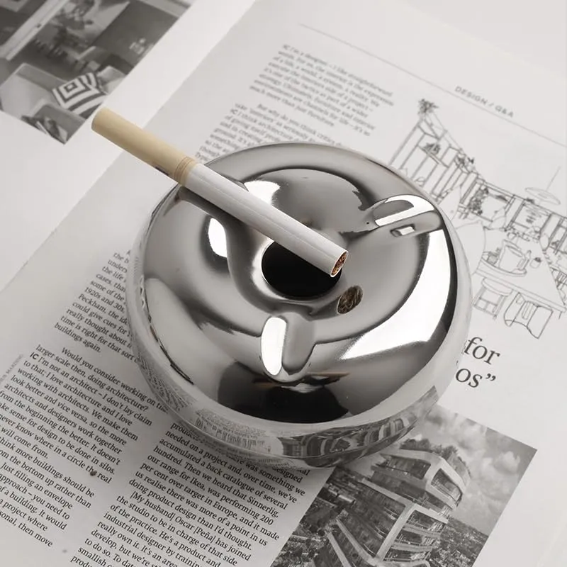 Sliver Martini Stainless Steel Ashtray