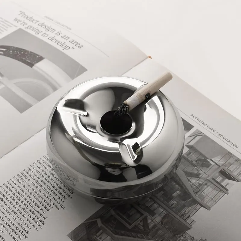 Sliver Martini Stainless Steel Ashtray