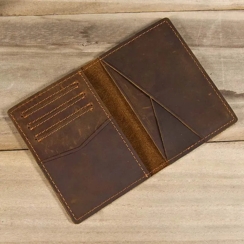 Small Bifold Wallet for Men & Women Slim Leather Coin Card Holder