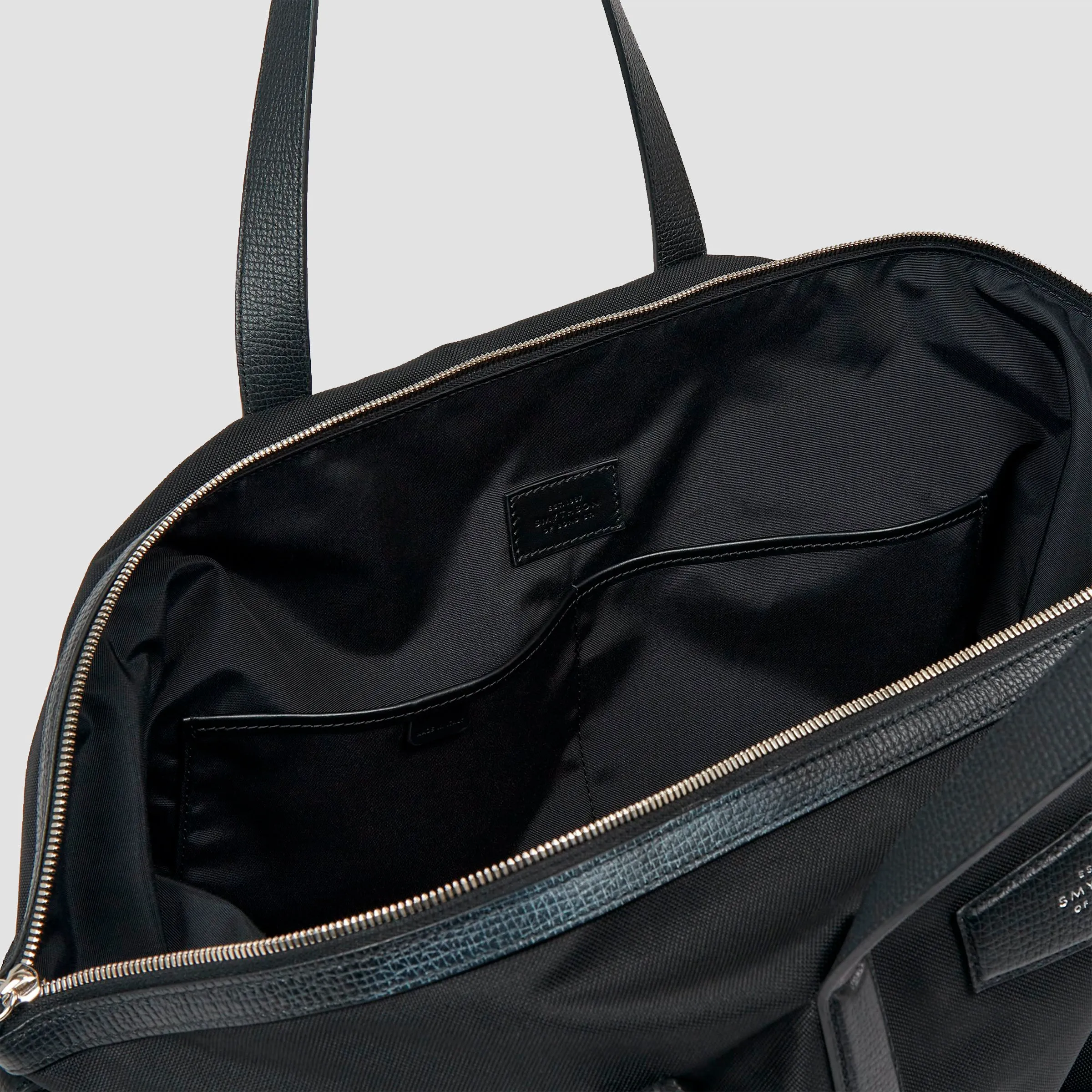 Small Travel Bag in Norton Canvas - Black