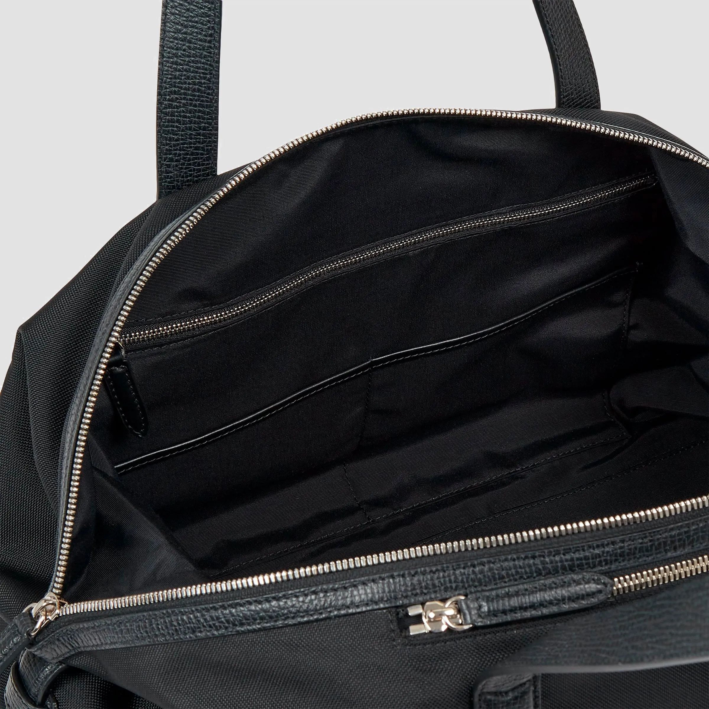 Small Travel Bag in Norton Canvas - Black