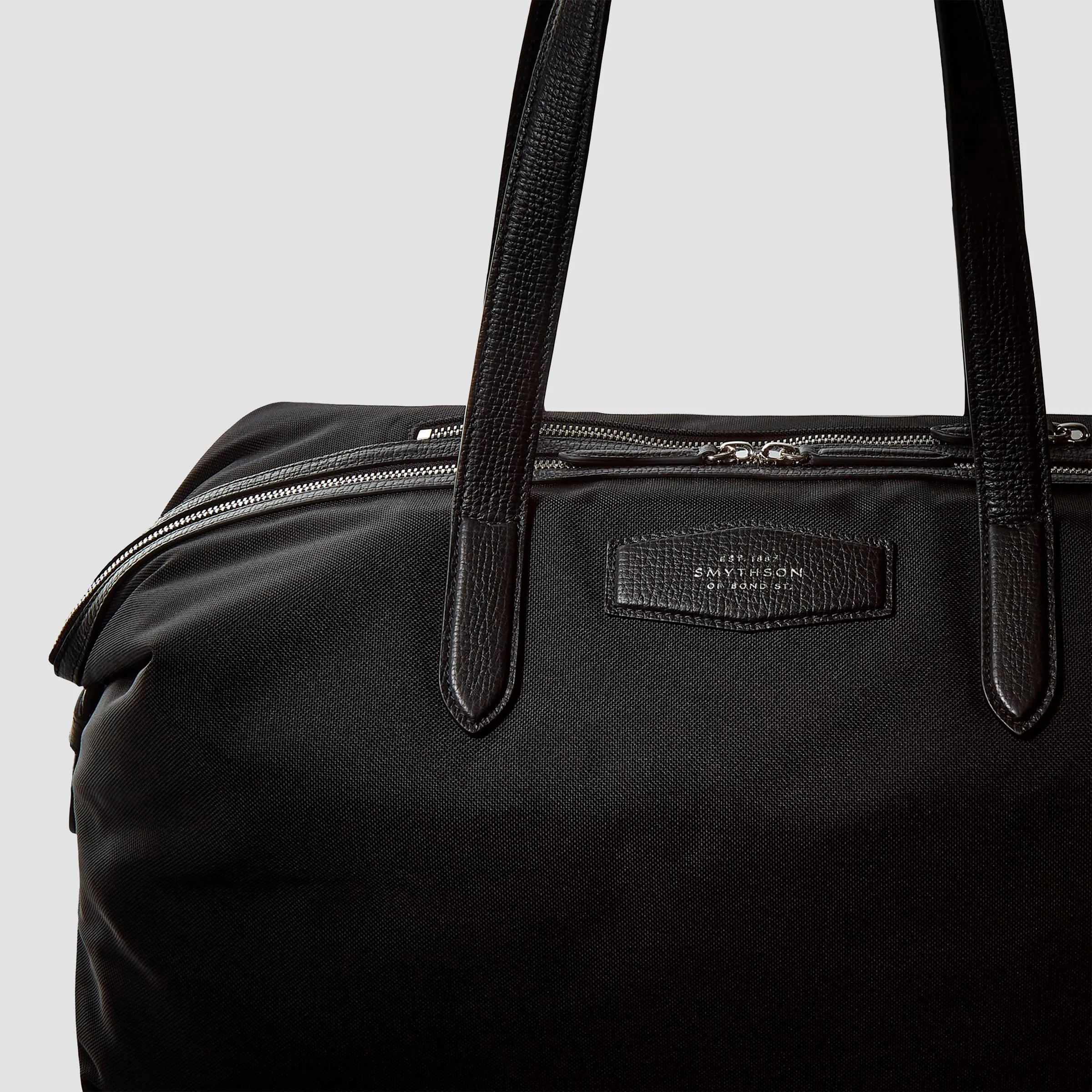 Small Travel Bag in Norton Canvas - Black