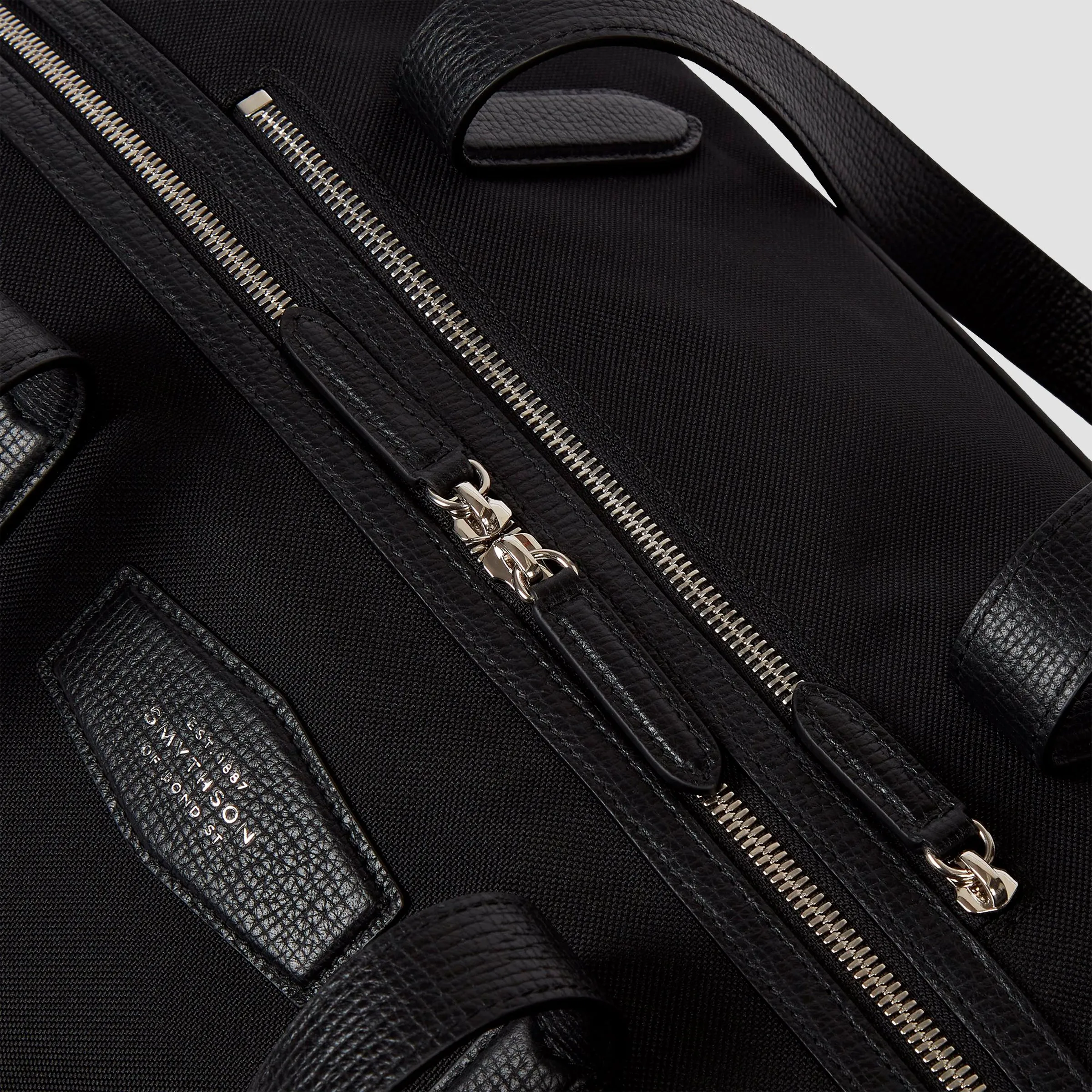 Small Travel Bag in Norton Canvas - Black
