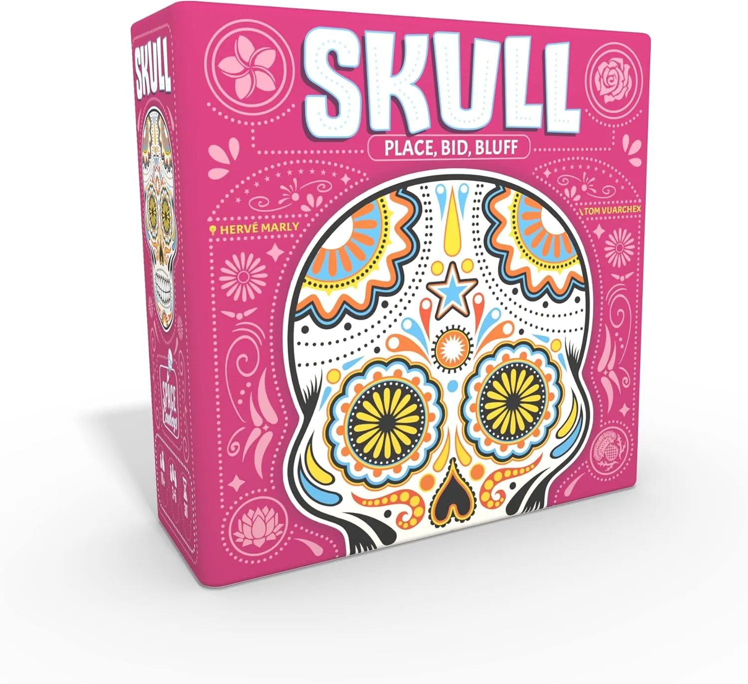 Space Cowboys Skull Party Game - Bluffing and Strategy Game Fun for Game Night, Family Board Game for Kids & Adults, Ages 13 , 3-6 Players, 30 Minute Playtime, Made