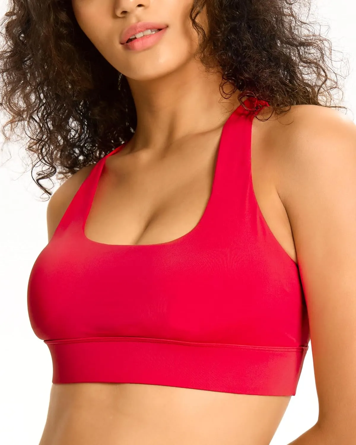 Sports Bras for Women High Impact Sports Bra - Removable Padded Yoga Racerback Bra Workout Crop Tops