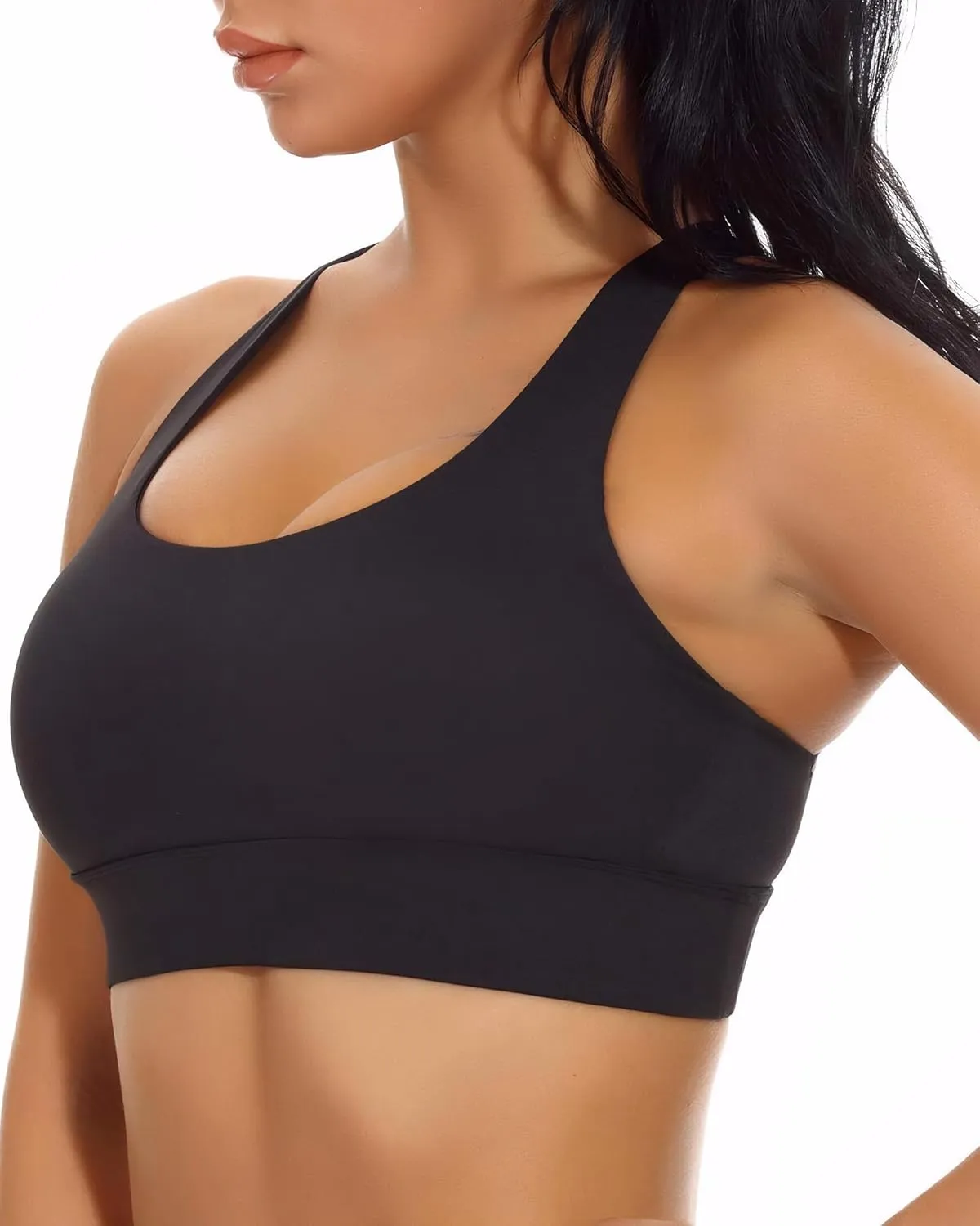 Sports Bras for Women High Impact Sports Bra - Removable Padded Yoga Racerback Bra Workout Crop Tops