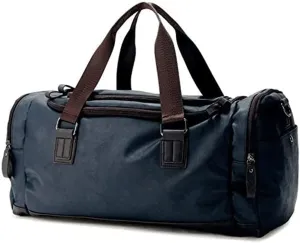 Sports Gym Bag with Shoes Compartment Gym Bag Overnight Bag Multifunctional Gym Bag for Men and Women (Color : Blue) (Blue)