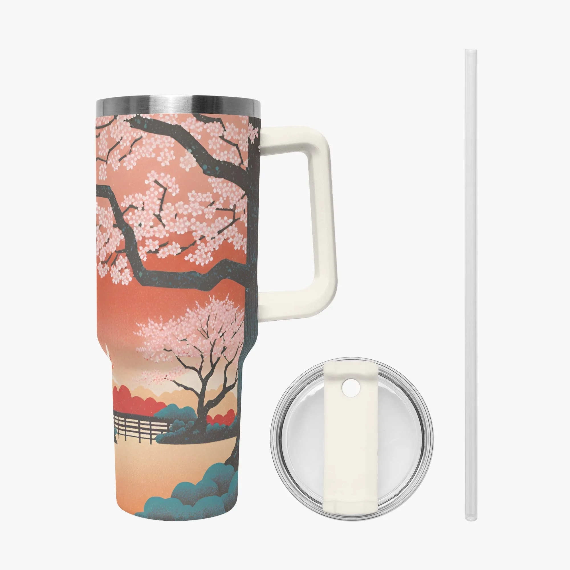 Springtime Serenity Tumbler Cup