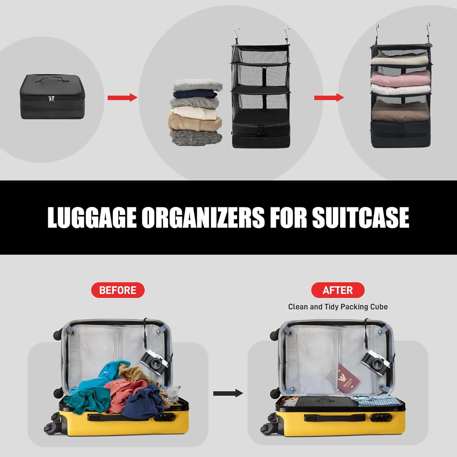 Stacker™ - Triple Organizing Hanging Bags