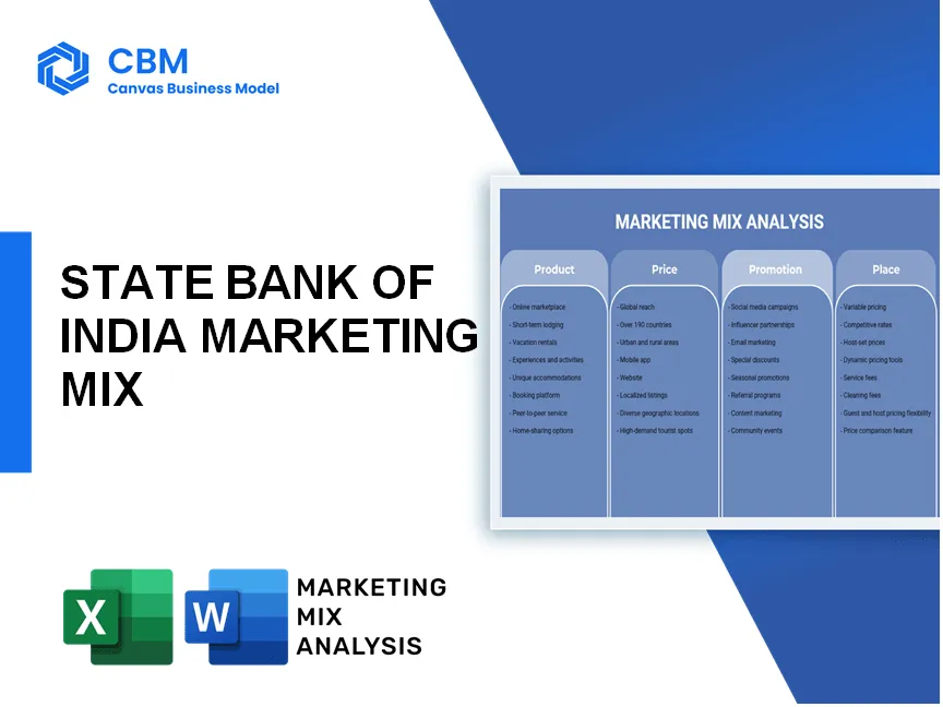 STATE BANK OF INDIA MARKETING MIX
