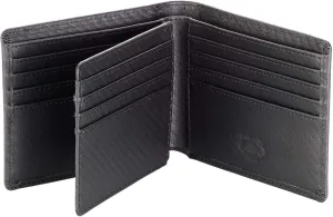 Stealth Mode Leather Bifold Wallet for Men With ID Window and RFID Blocking