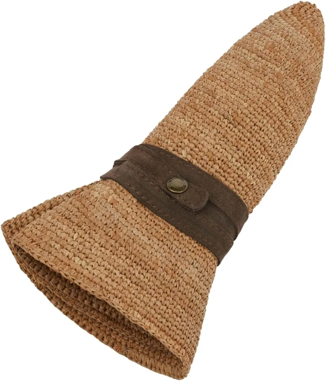 Stetson Crochet Rollable Traveller Straw Hat Women/Men - Made in France