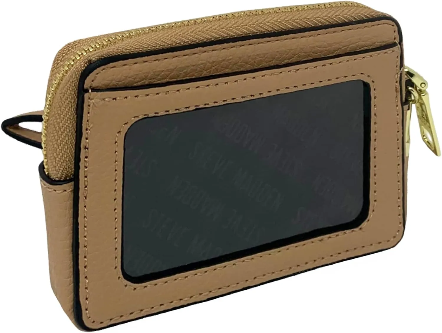 Steve Madden Bpipper Zip Around Card Case Wristlet