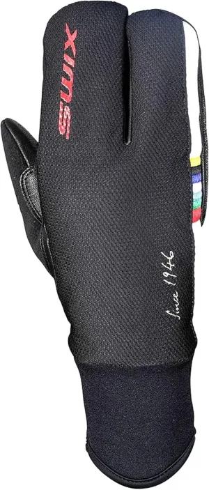 Swix Men's Gunde Split Ski Mittens, Black