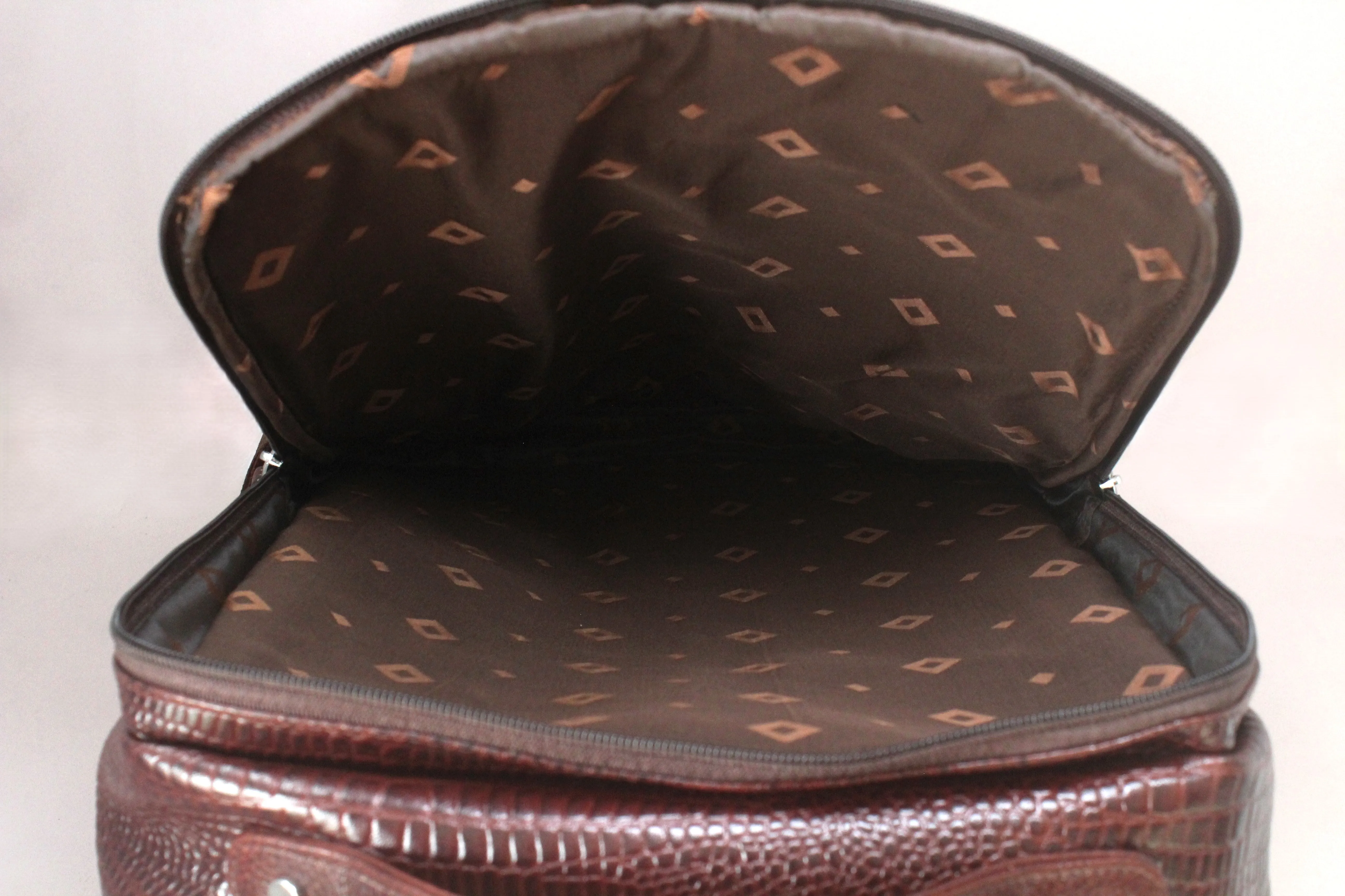 Taha Genuine Leather Backpack Brown