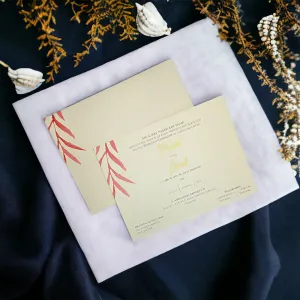 The Botanical Script Card