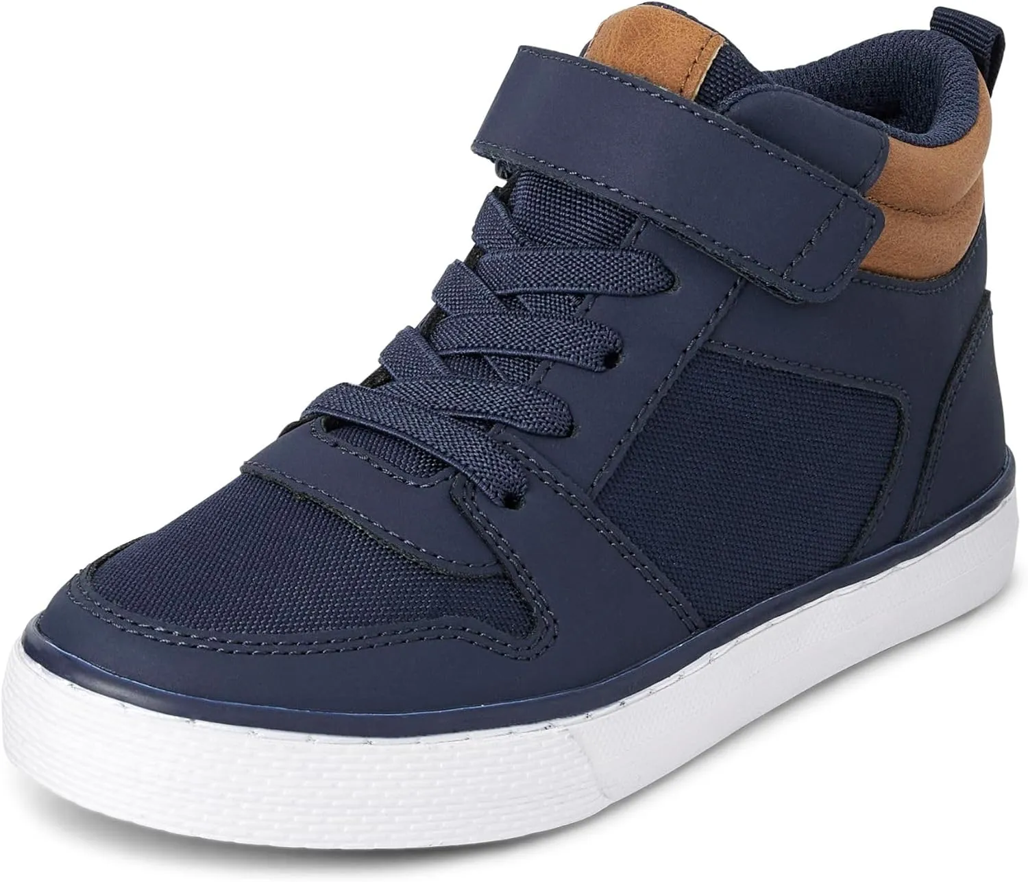 The Children's Place Boys' Casual Lace Up Hi Top Sneaker
