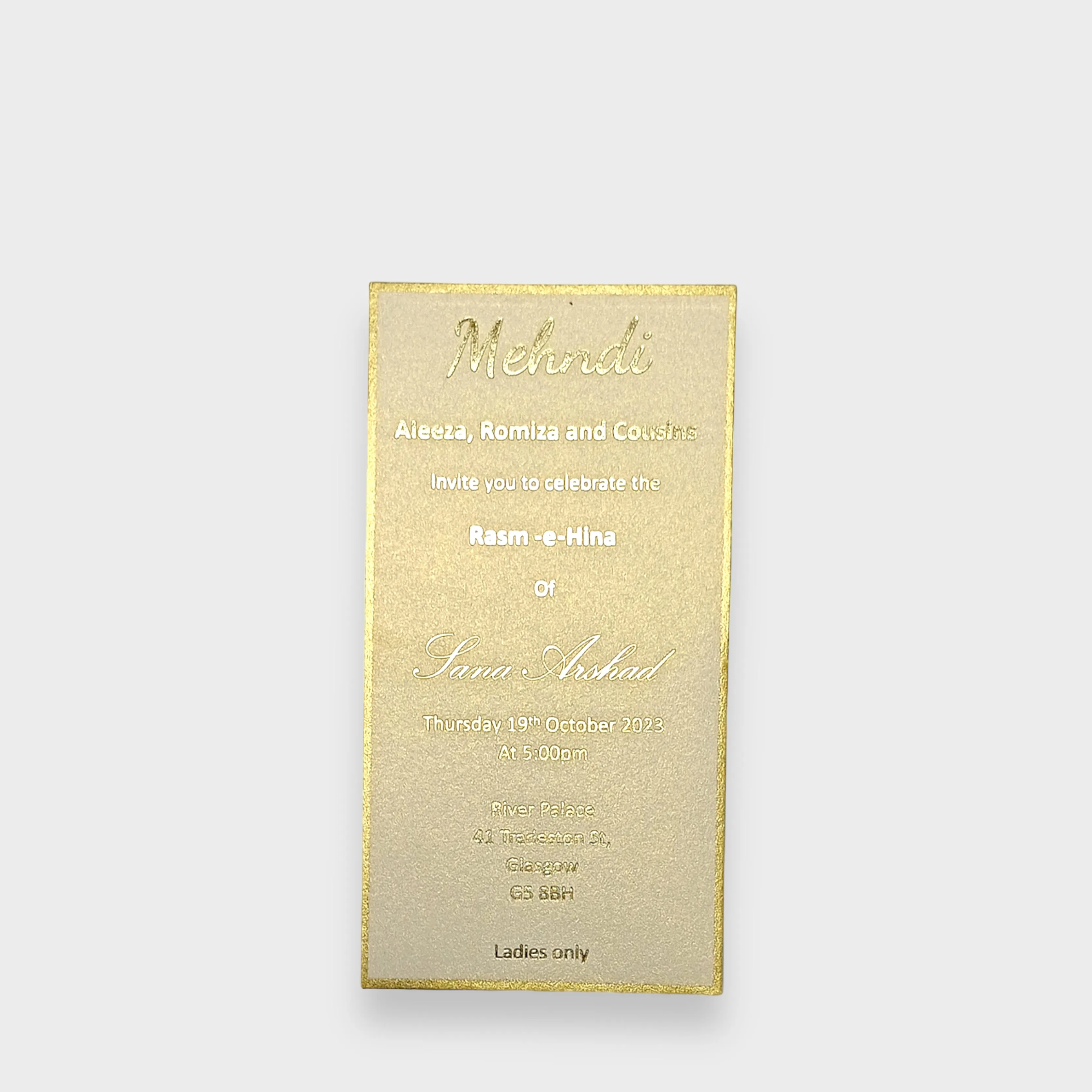 The Classic Script Invitation