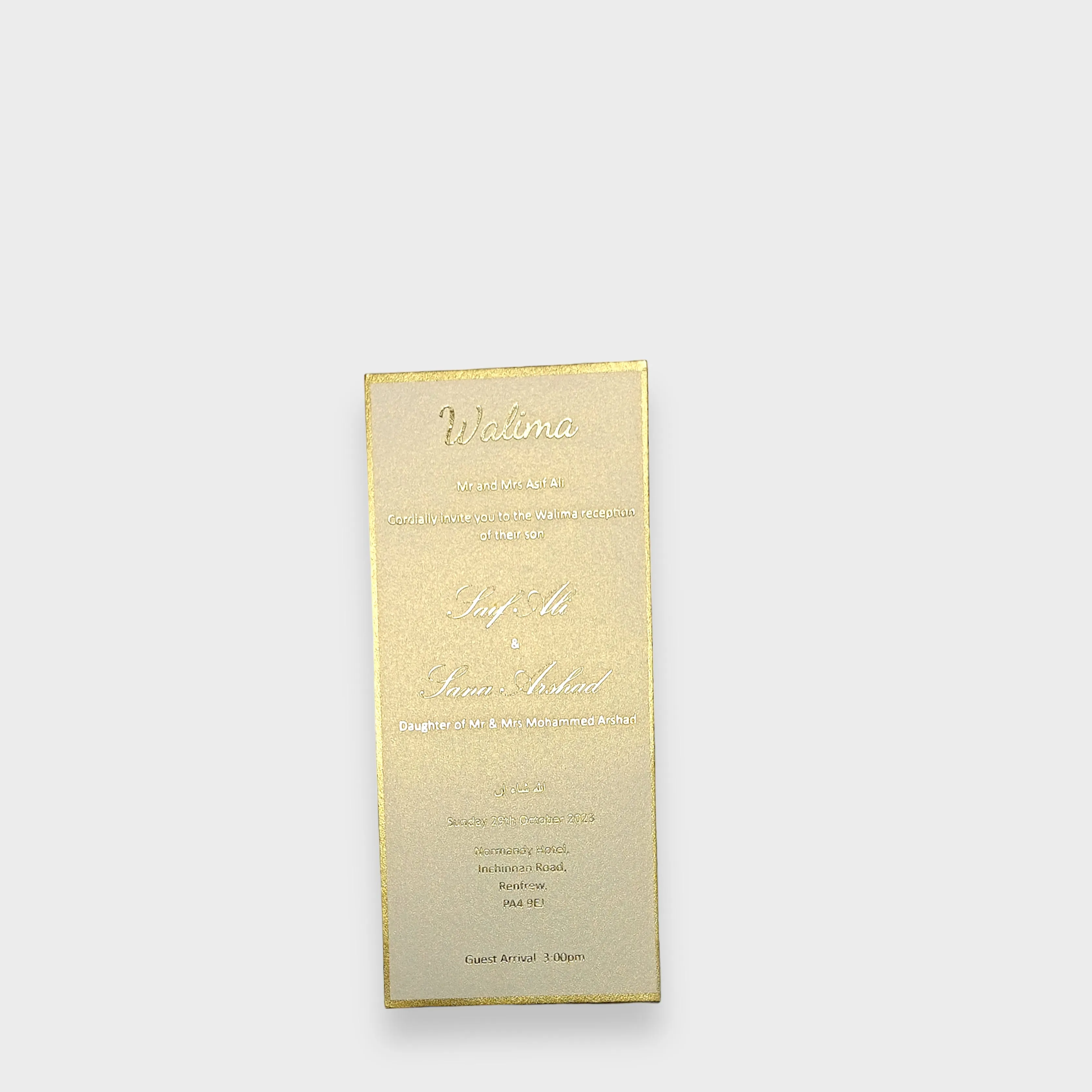 The Classic Script Invitation