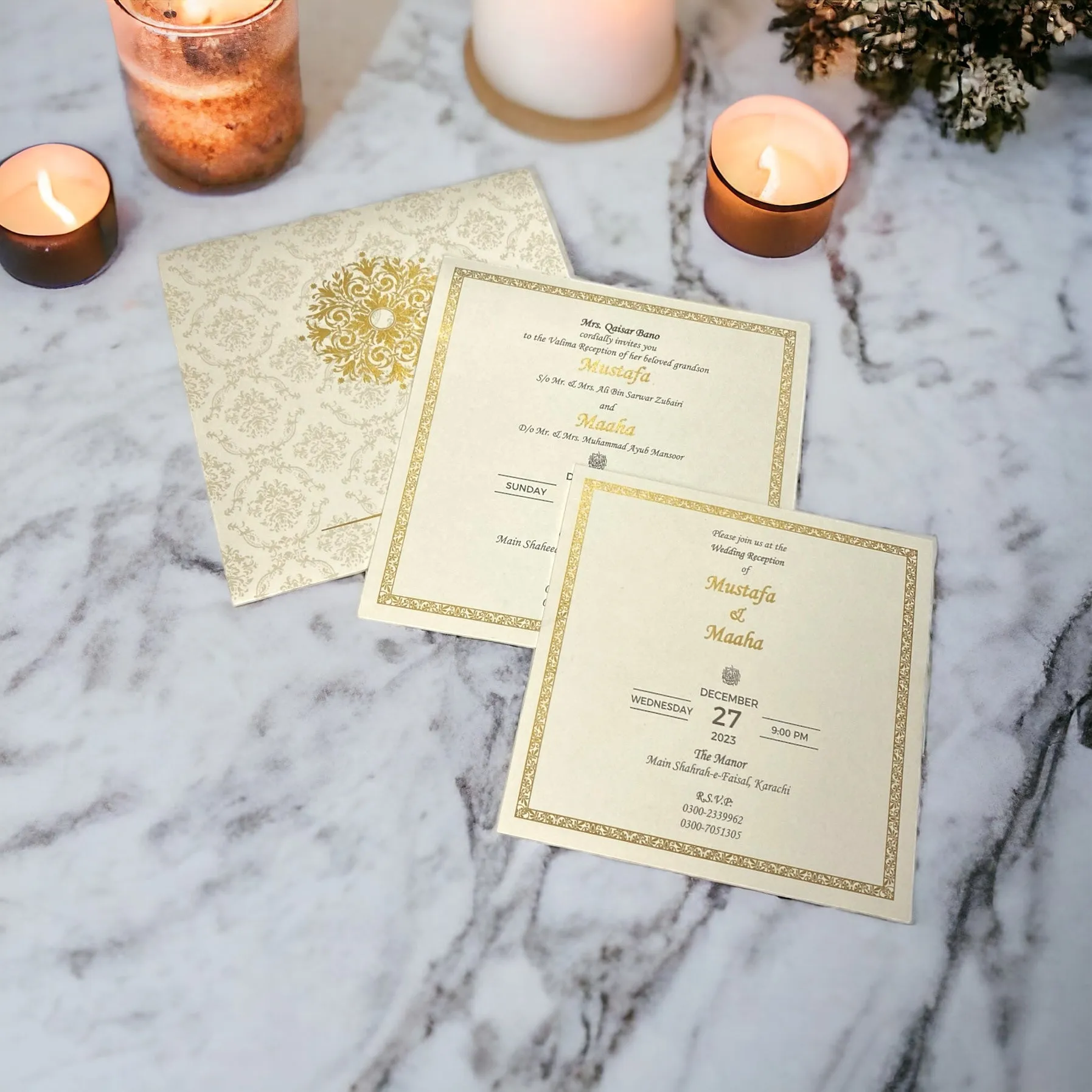The Gilded Union Invitation