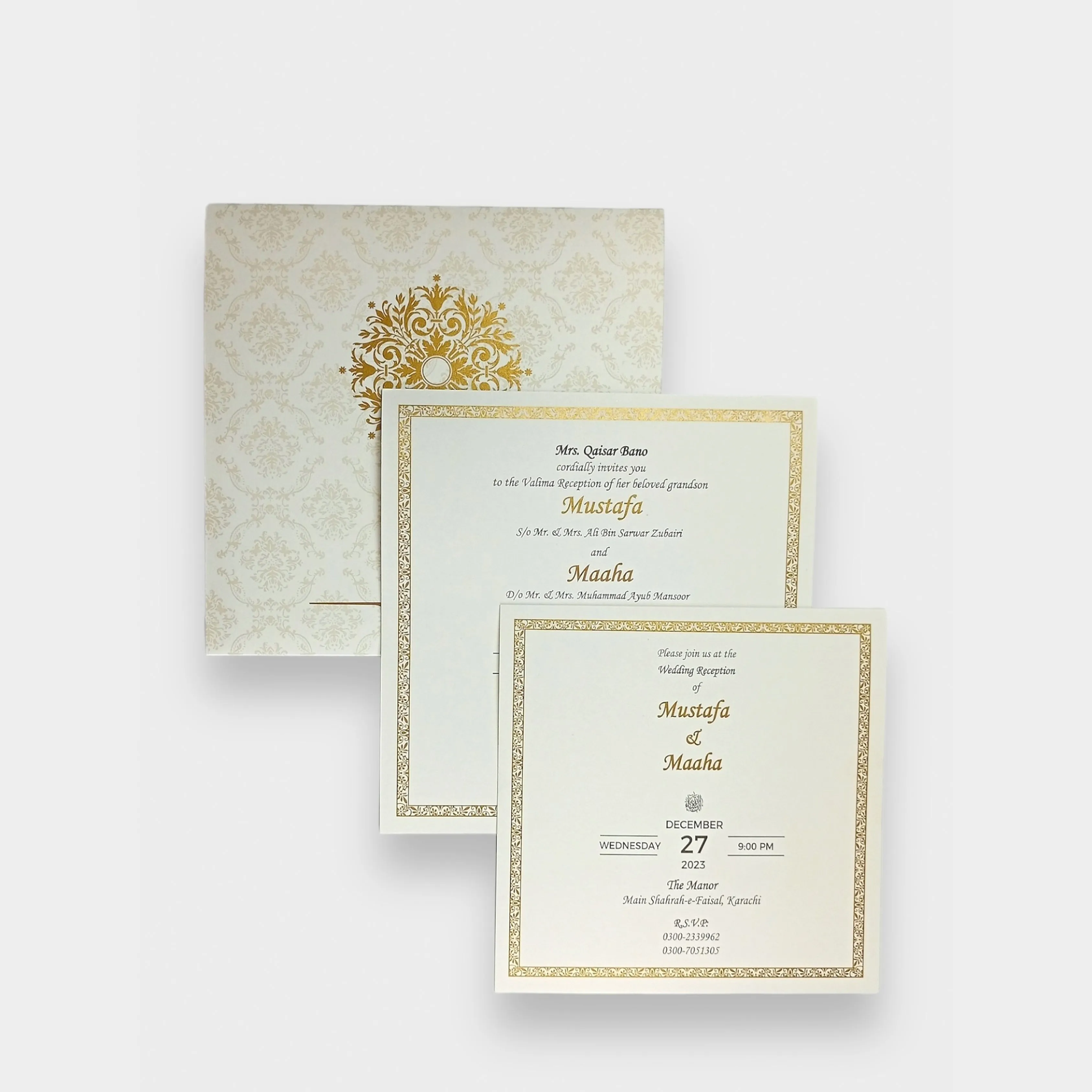 The Gilded Union Invitation
