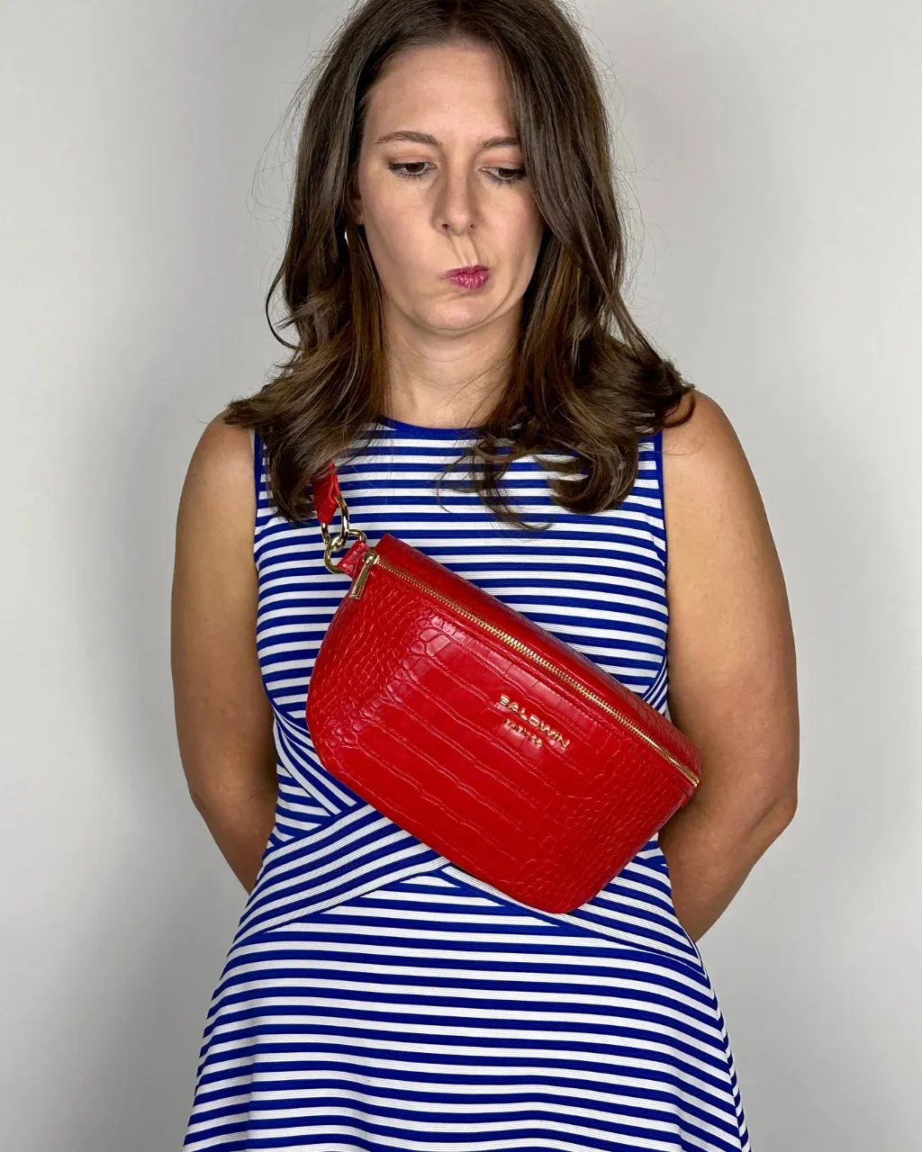 The Ono Crossbody Belt Bag - Cardinal