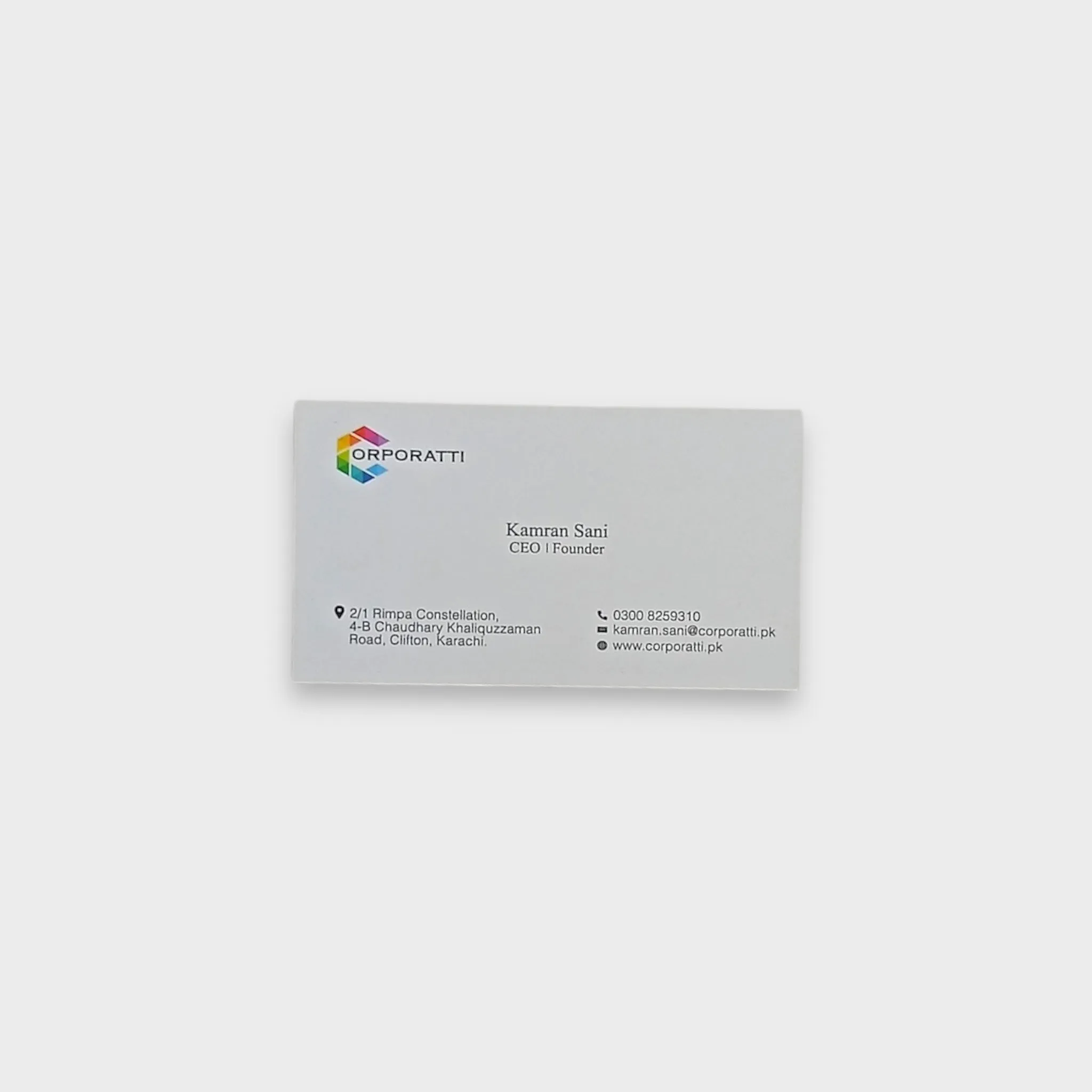 The Spectrum Visiting Card