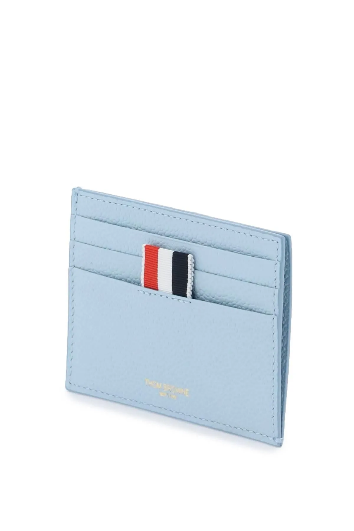 Thom Browne 4 Bar Leather Card Holder