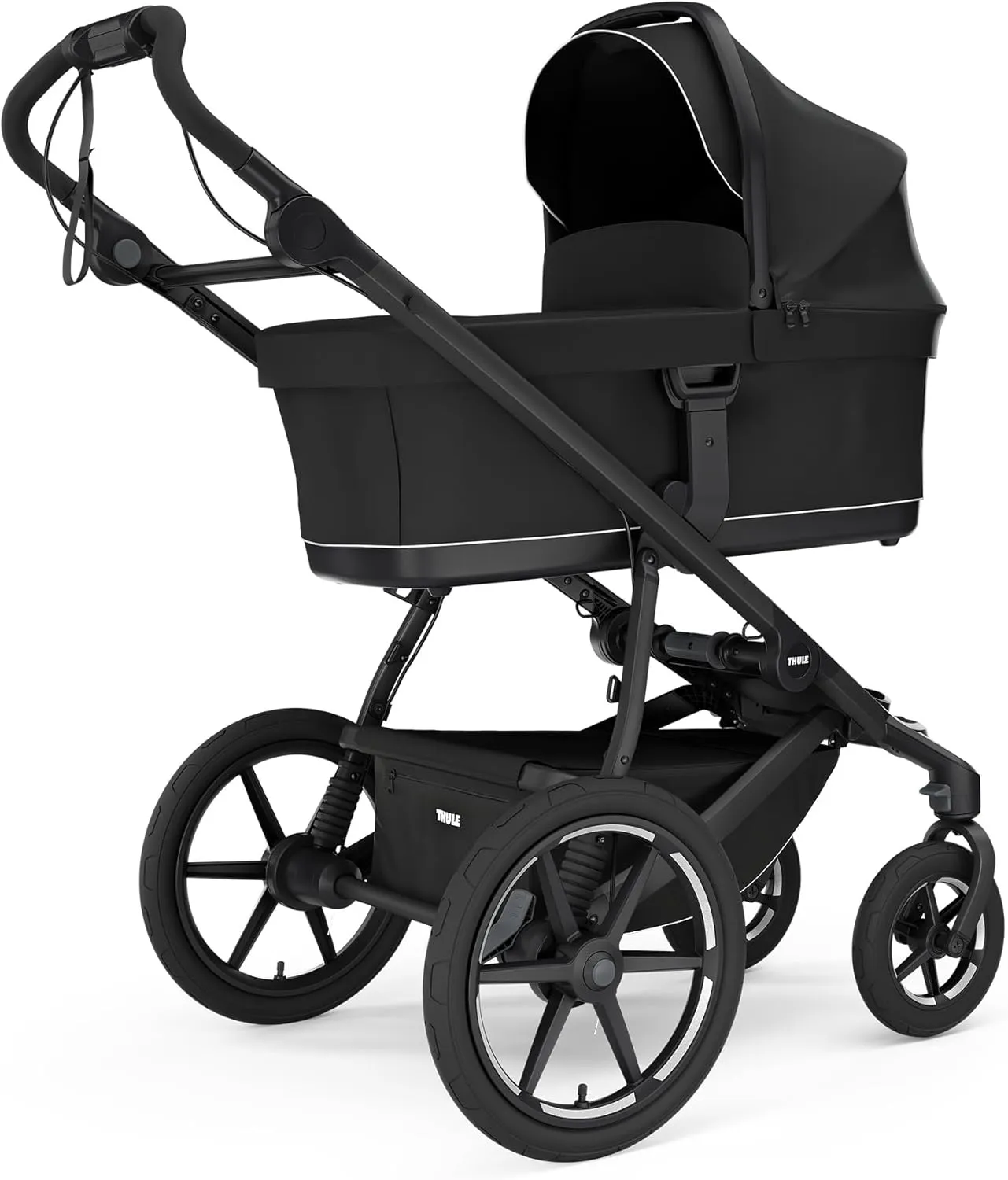 Thule Urban Glide 4-Wheel Single Child All-Terrain Stroller, Full-Suspension System, Air-Filled Tires, Upright seat with Adjustable Recline and Built-in Leg Rest, Baby Stroller
