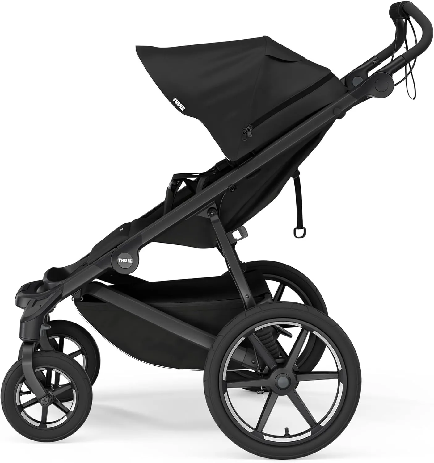 Thule Urban Glide 4-Wheel Single Child All-Terrain Stroller, Full-Suspension System, Air-Filled Tires, Upright seat with Adjustable Recline and Built-in Leg Rest, Baby Stroller