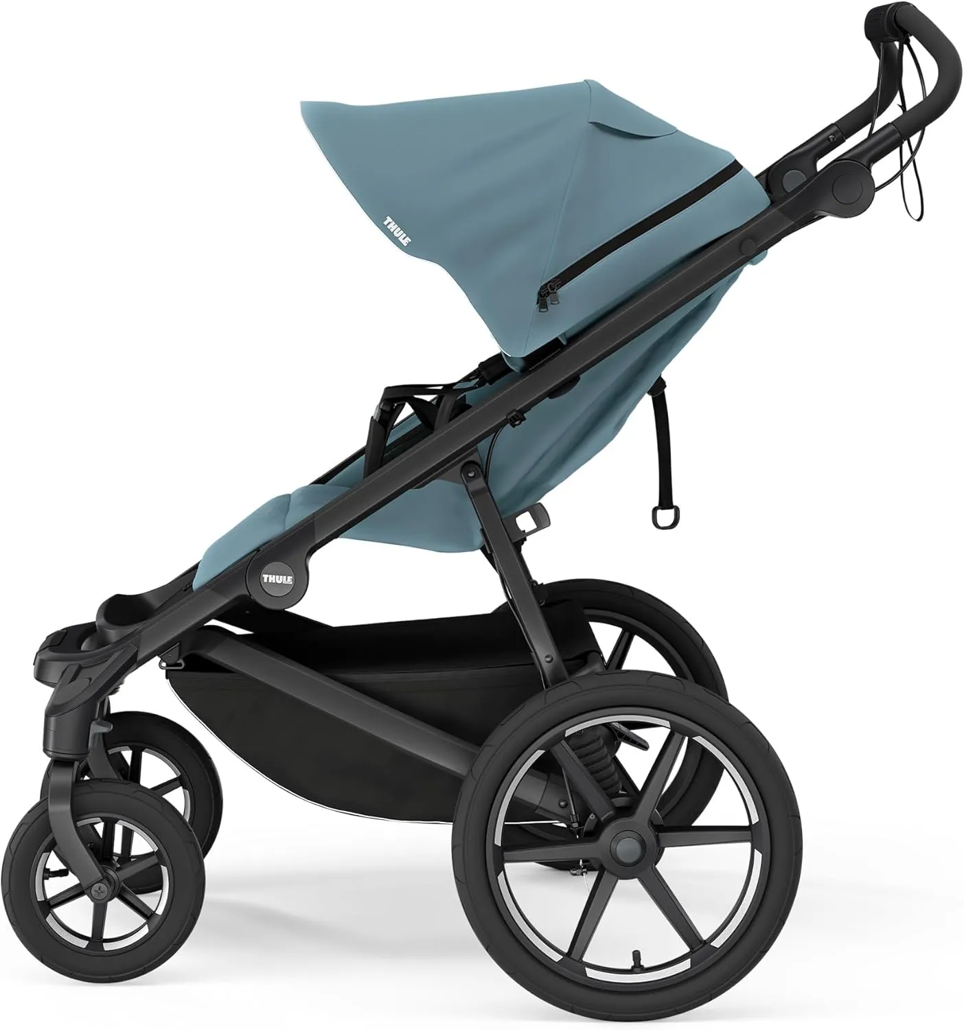 Thule Urban Glide 4-Wheel Single Child All-Terrain Stroller, Full-Suspension System, Air-Filled Tires, Upright seat with Adjustable Recline and Built-in Leg Rest, Baby Stroller