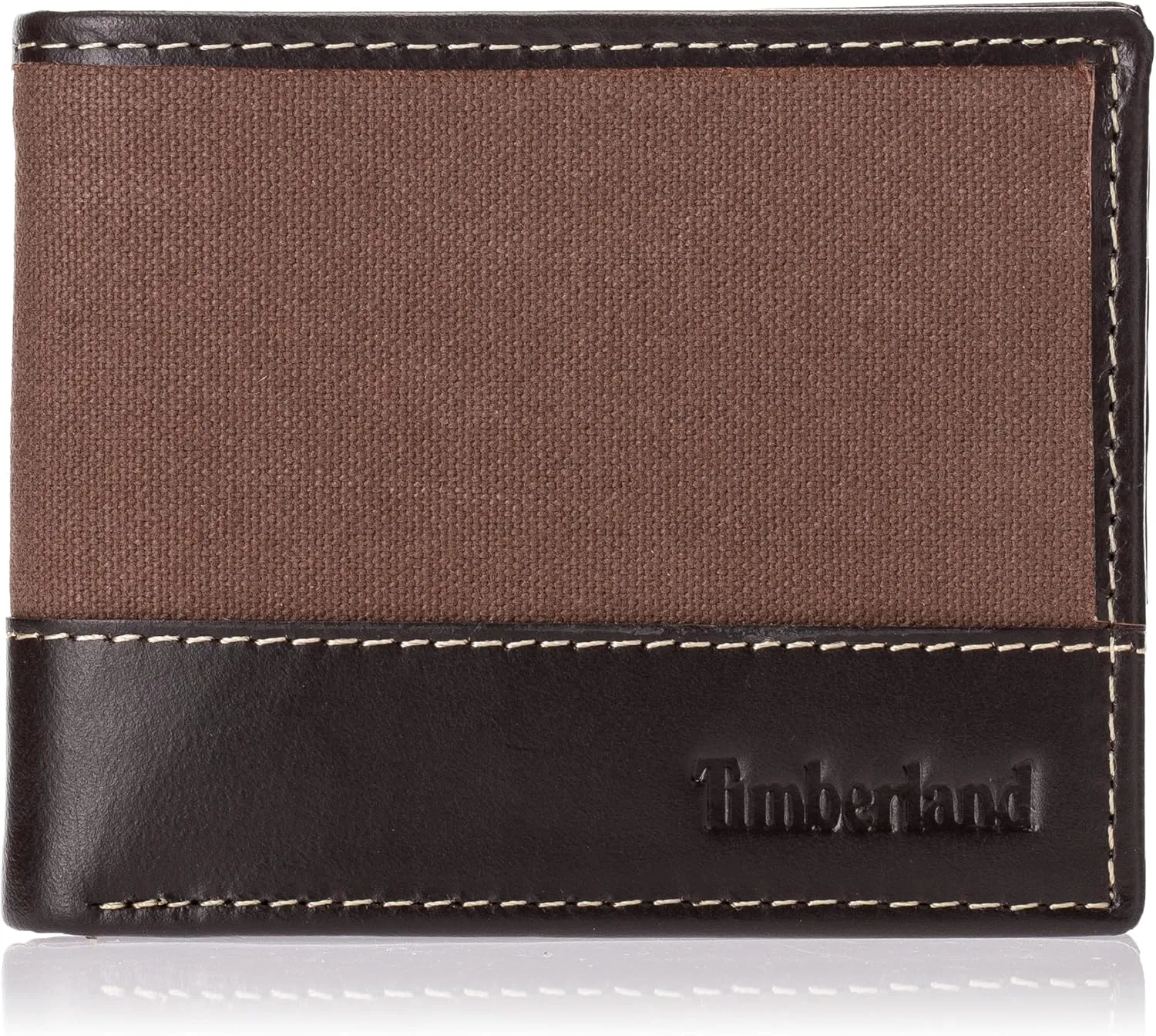 Timberland Men's Baseline Canvas Passcase, Brown, One Size