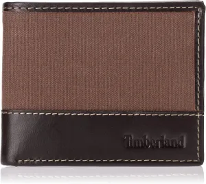 Timberland Men's Baseline Canvas Passcase, Brown, One Size